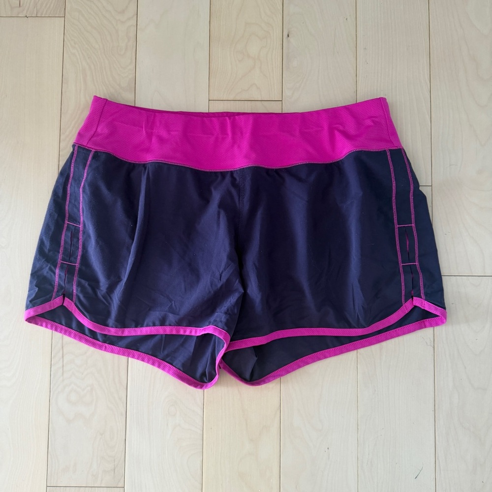 The North Face Running Shorts Purple and Pink